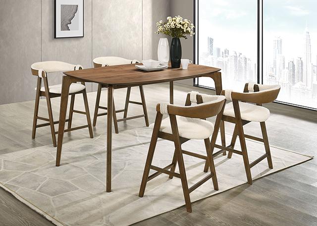 Ebikon 5 Pc Counter Ht Table Set