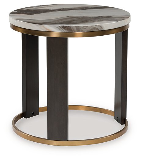 Brown/Brass Finish