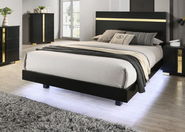 Lillestrom E.King, Queen, Full, & Full Bed Black & White
